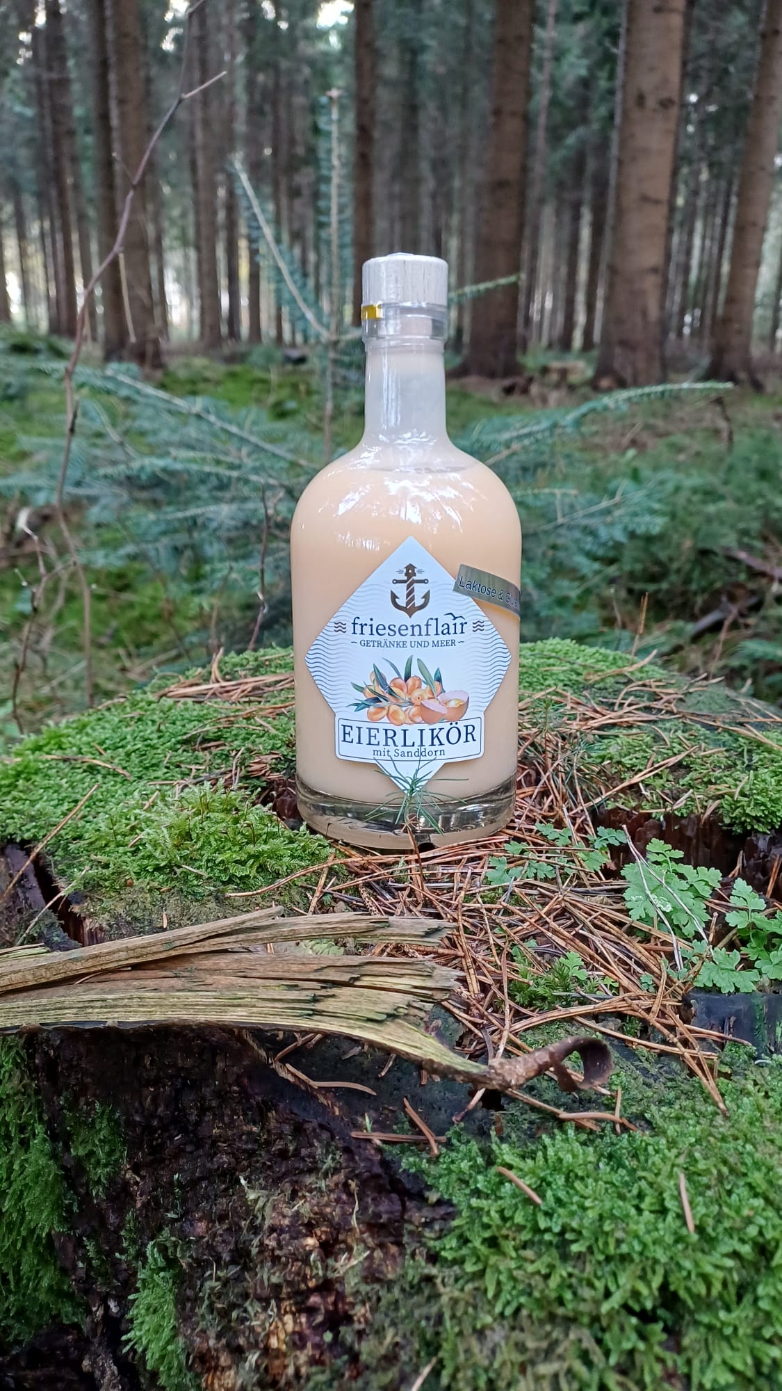 Eierlikör mit Sanddorn 0,5 Liter
