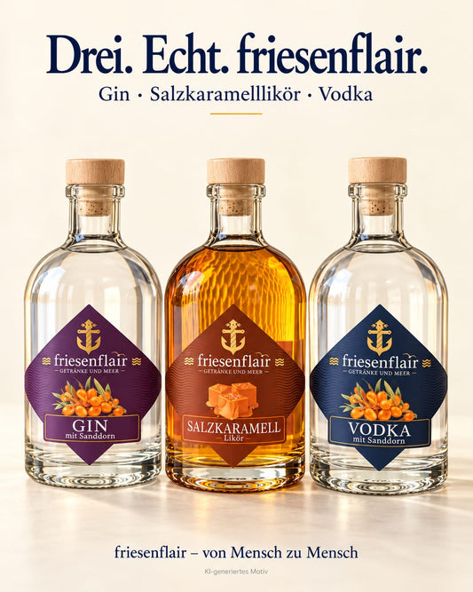 friesenflair Küsten-Trio Bundle 3x 0,5 Liter
