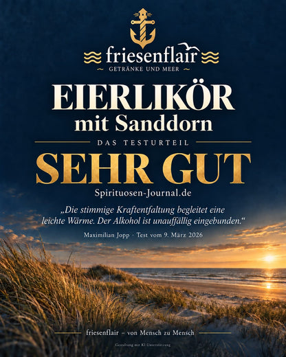 Eierlikör mit Sanddorn 0,5 Liter