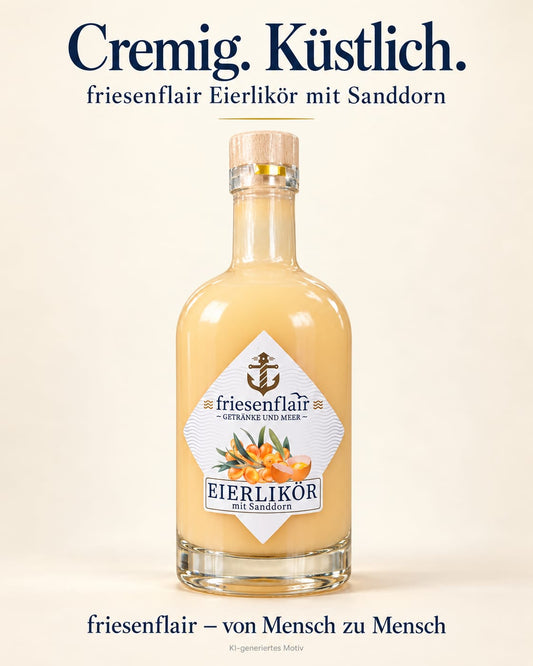 Eierlikör mit Sanddorn 0,5 Liter