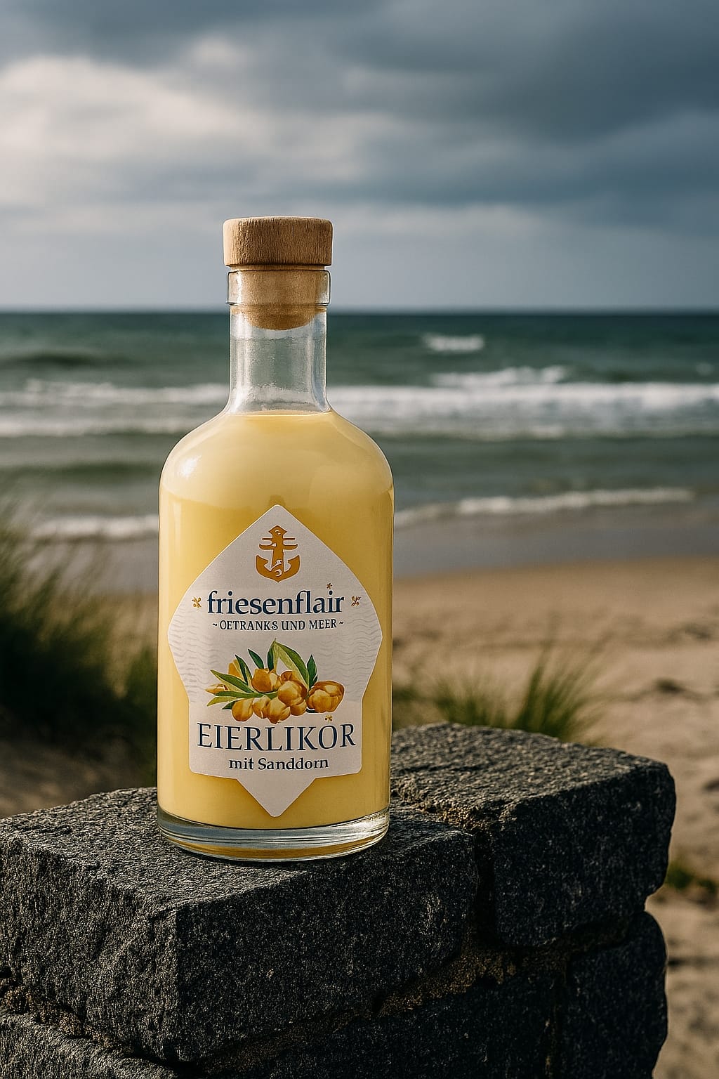Eierlikör mit Sanddorn 0,5 Liter