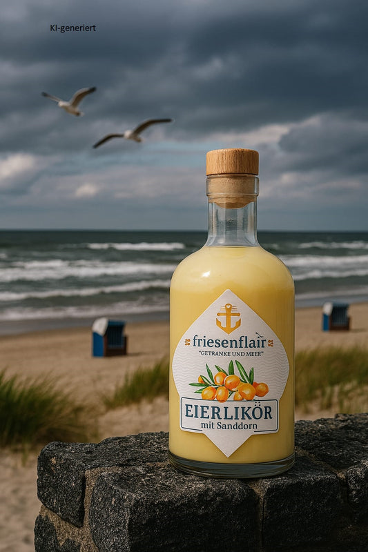 Eierlikör mit Sanddorn 0,5 Liter