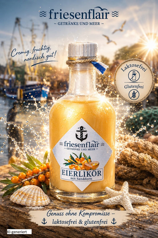 Eierlikör mit Sanddorn 0,5 Liter