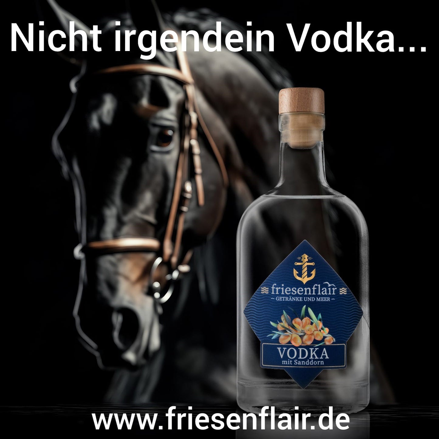 Vodka mit Sanddorn 0,5 Liter