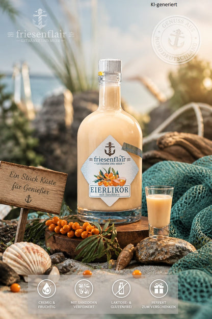 Eierlikör mit Sanddorn 0,5 Liter